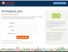 Tablet Screenshot of primedical.com